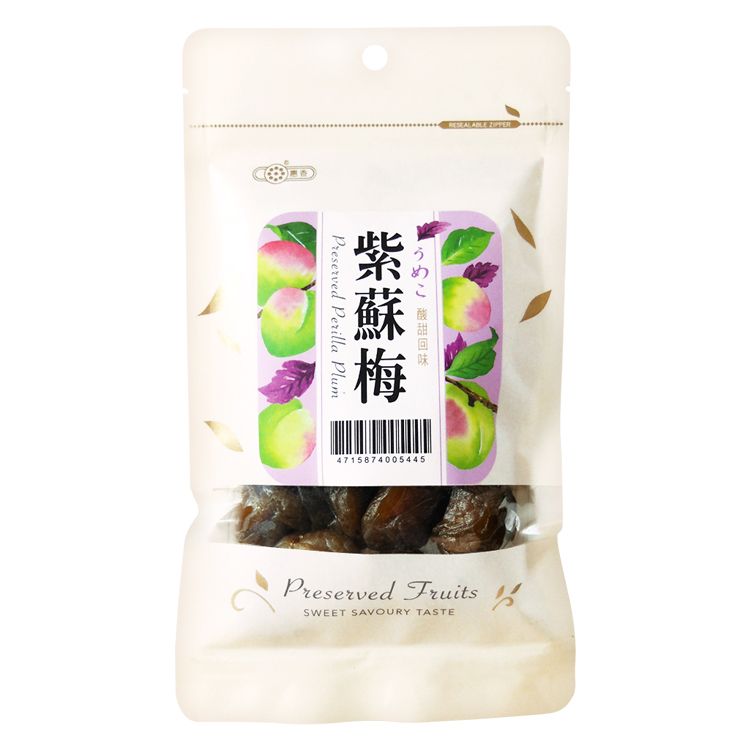 惠香 梅子 紫蘇梅 梅子 夾鏈袋 惠香