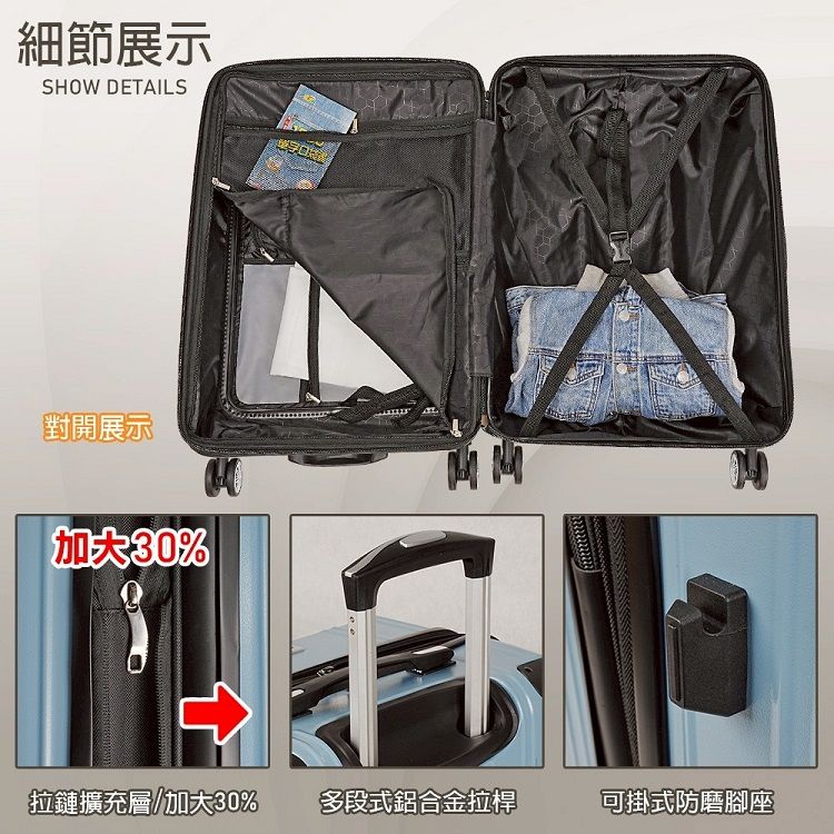 行李箱 海關鎖 行李箱 綠 行李箱 防爆拉鍊