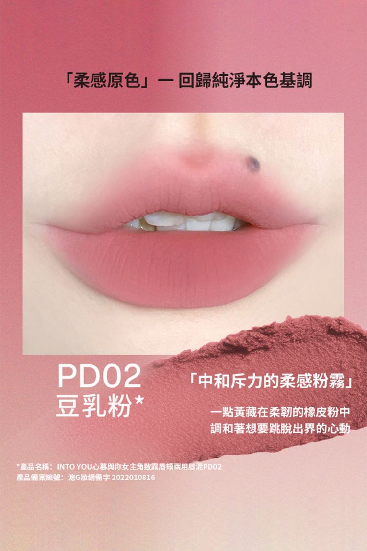 啞光 霧面 INTO YOU 唇泥 啞光 INTO YOU