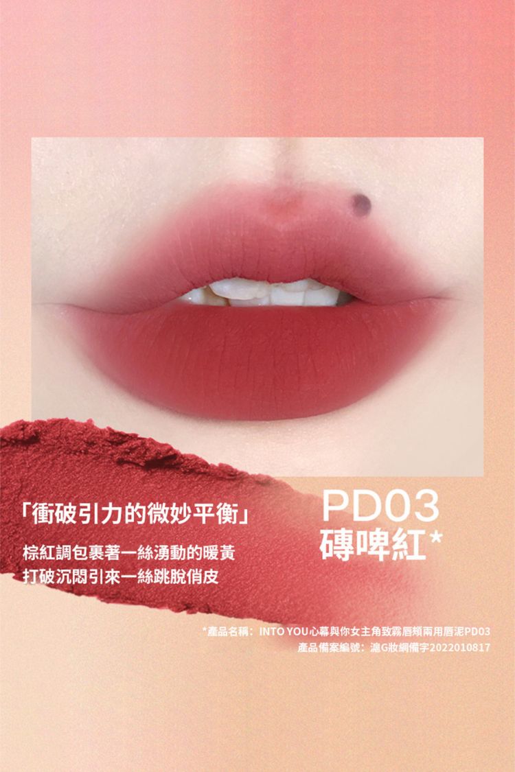 啞光 霧面 INTO YOU 唇泥 啞光 INTO YOU