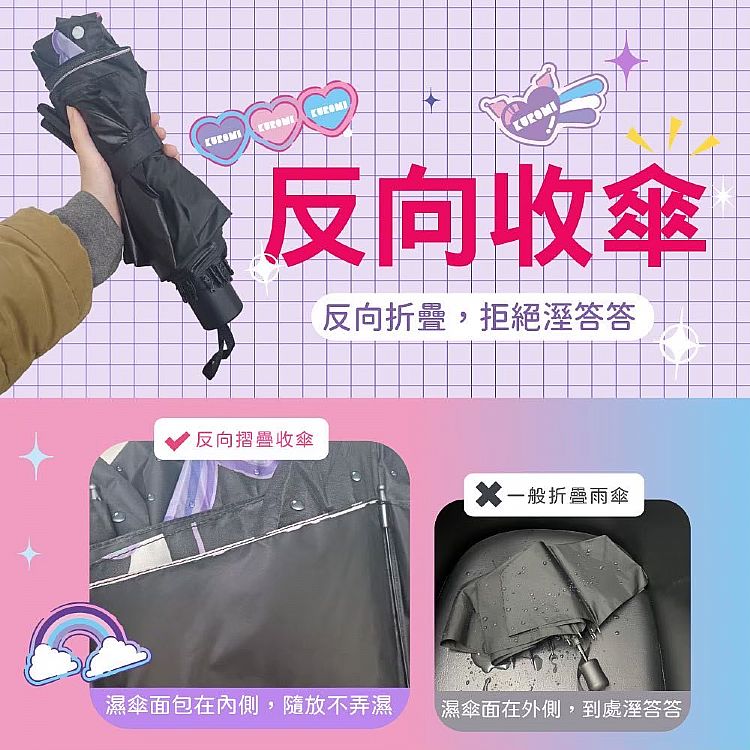 御衣坊 蠟筆小新 防曬 傘 摺疊 御衣坊
