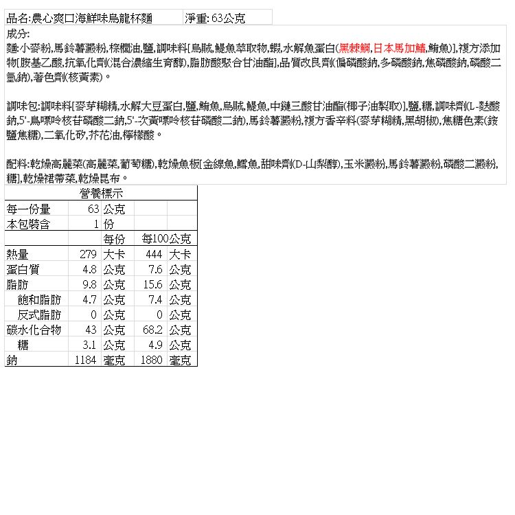 韓國 農心 韓國 海鮮 韓國 杯麵