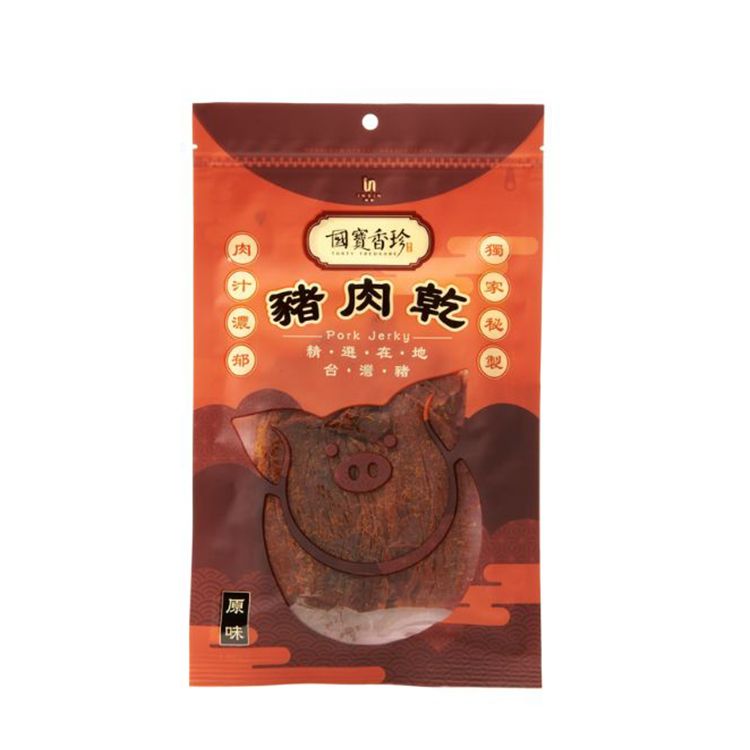 肉乾 豬肉 夾鏈 密封 夾鏈 國寶香珍