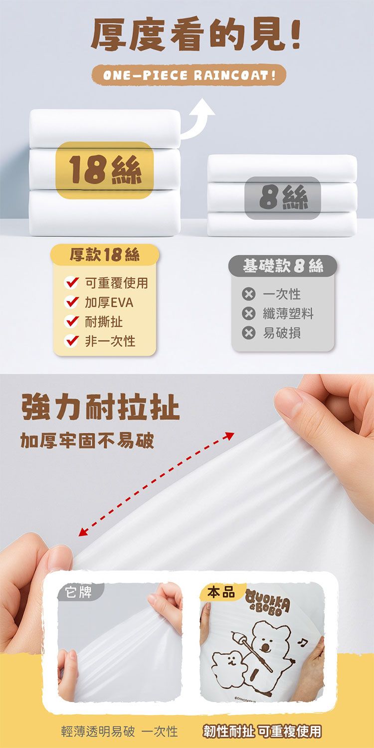 御衣坊 蠟筆小新 加厚 御衣坊 加厚 雨衣