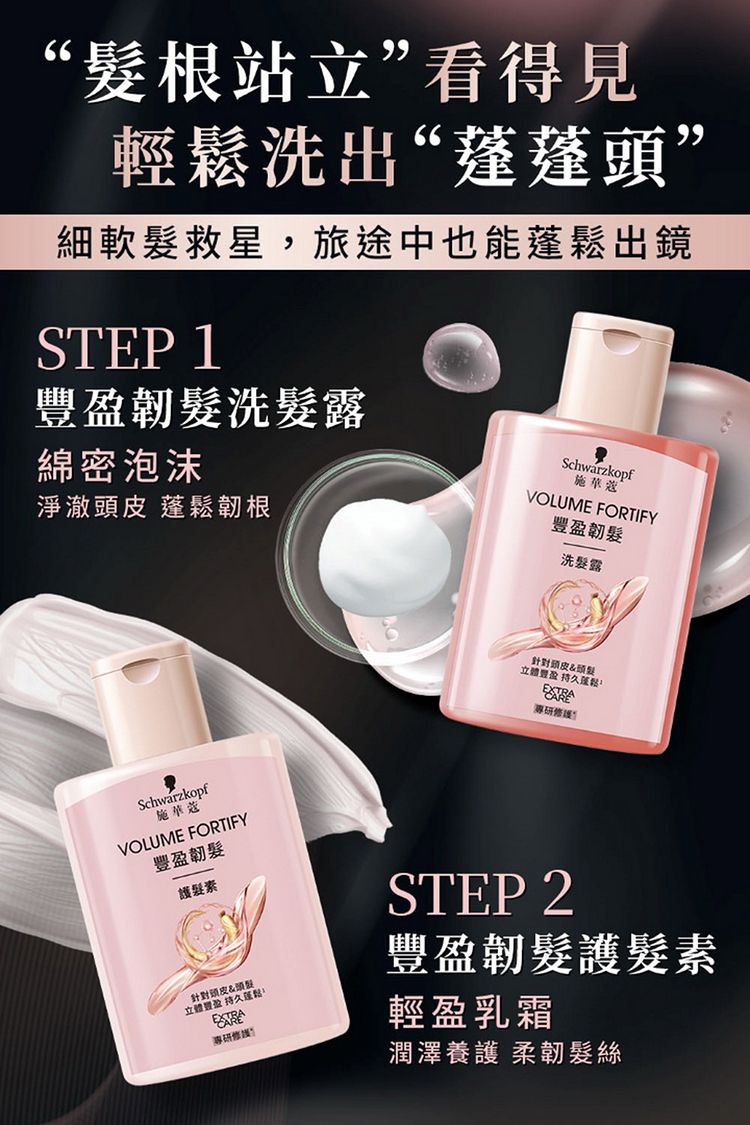 護髮素 schwarzkopf 護髮素 Schwarzkopf 豐盈 護髮素