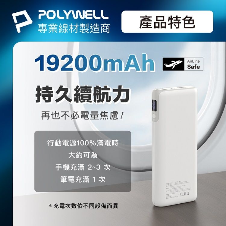 20251111161044007_750_0_80.jpg LED Polywell Polywell 行動電源 LED 行動電源