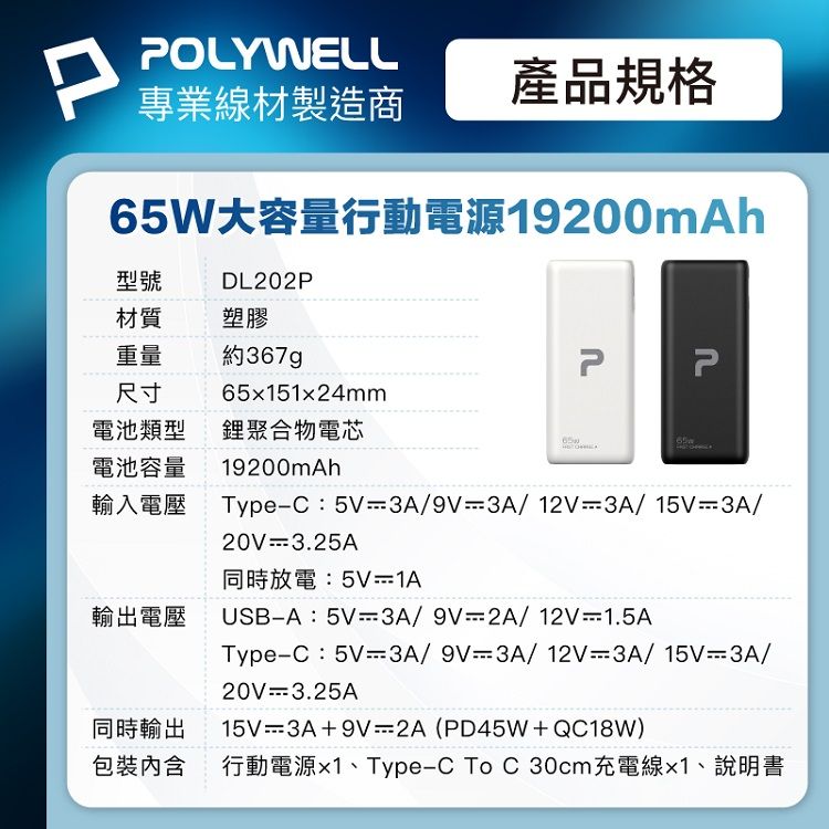 20251111161047243_750_0_80.jpg LED Polywell Polywell 行動電源 LED 行動電源
