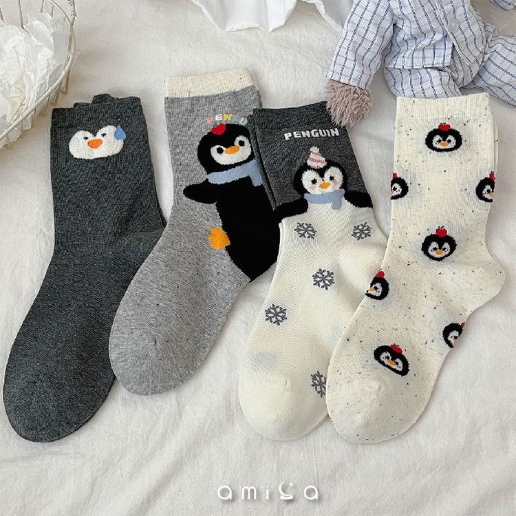 中筒襪 AMICA AMICA 卡通 中筒襪 卡通