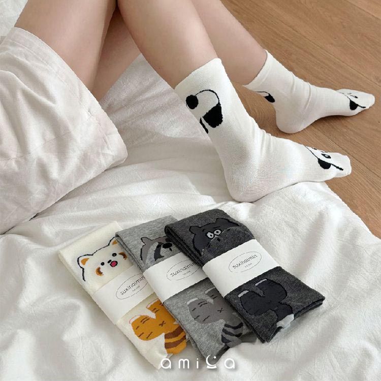 透氣 AMICA 中筒襪 AMICA 中筒襪 透氣