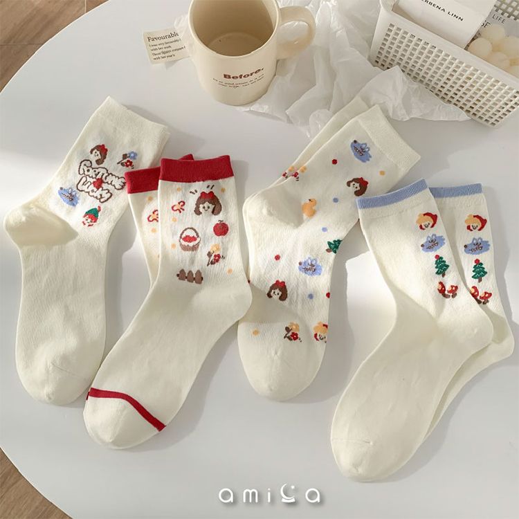 透氣 AMICA 中筒襪 AMICA 中筒襪 透氣