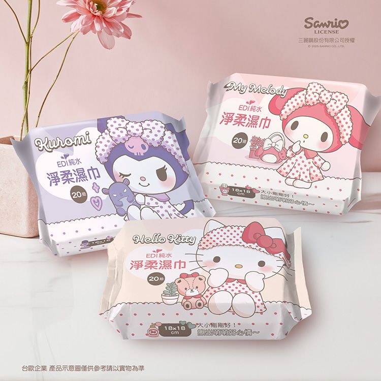 20251211165702936_750_0_80.jpg 純水 濕紙巾 SANRIO 三麗鷗 無酒精 純水