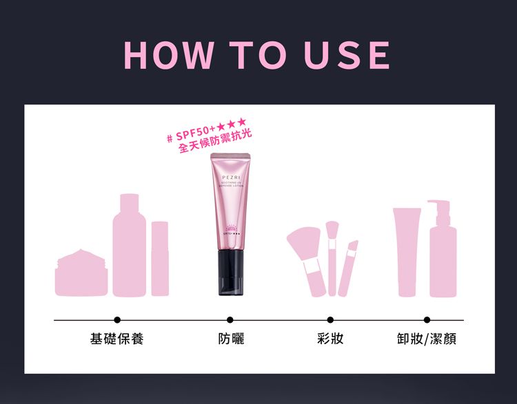 舒緩 修復 防曬乳 SPF50 修復 乳液