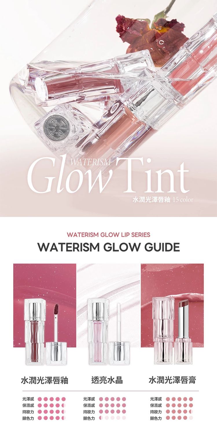 光澤 唇釉 光澤 豐潤 唇彩 顯色
