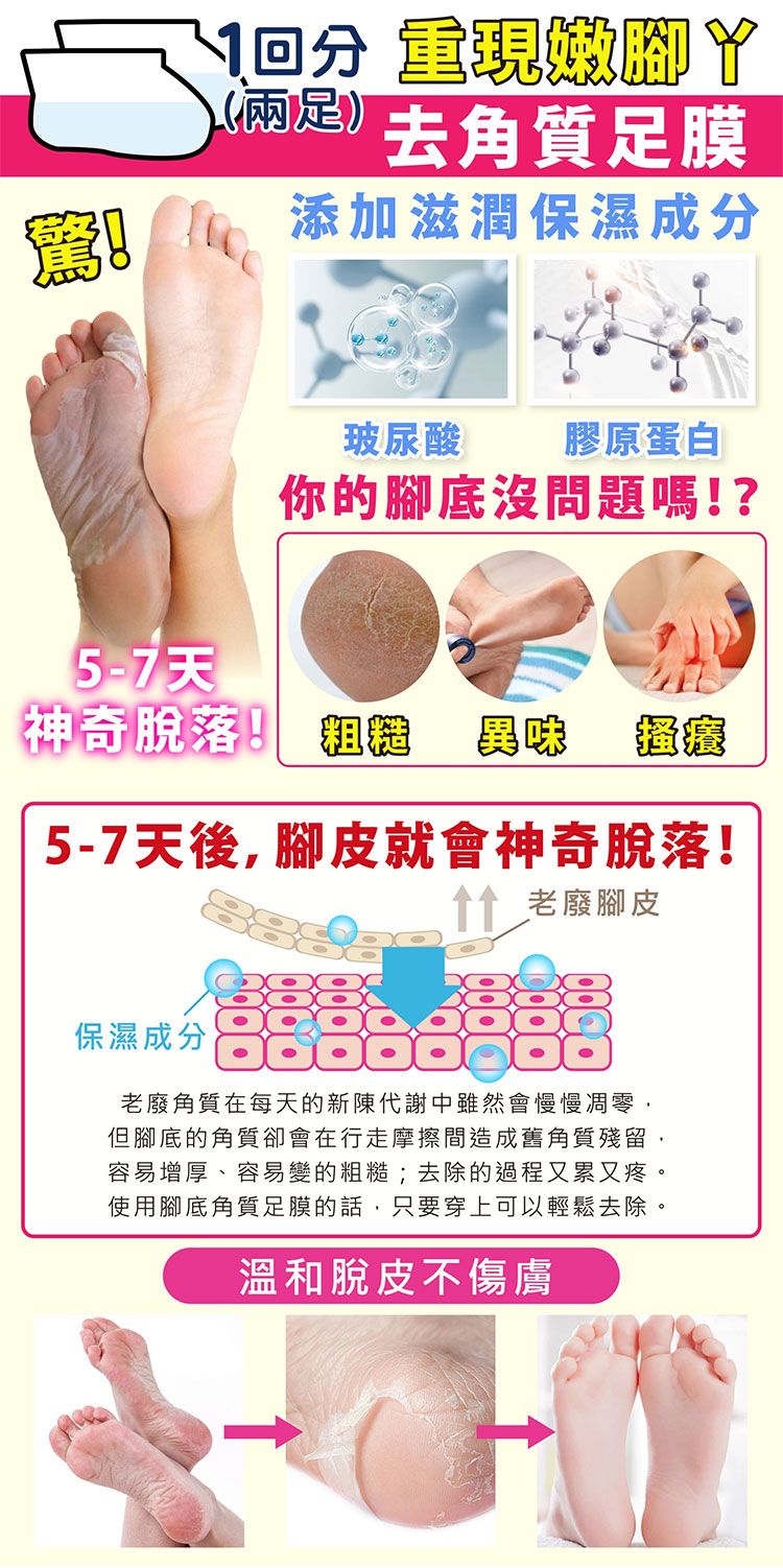 保濕 足膜 銀離子 抗菌 japan 足膜