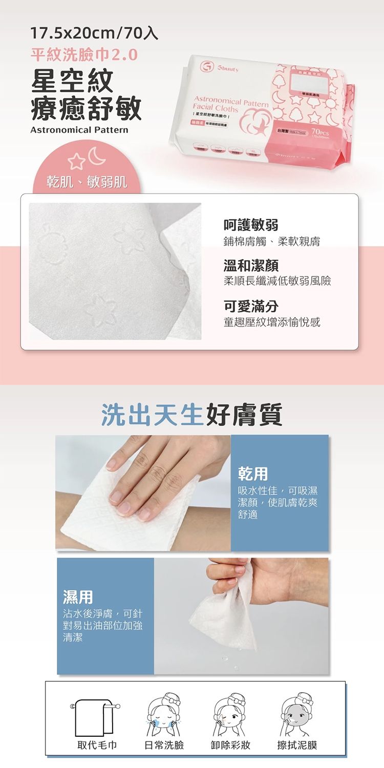 洗臉巾 Gbuuty