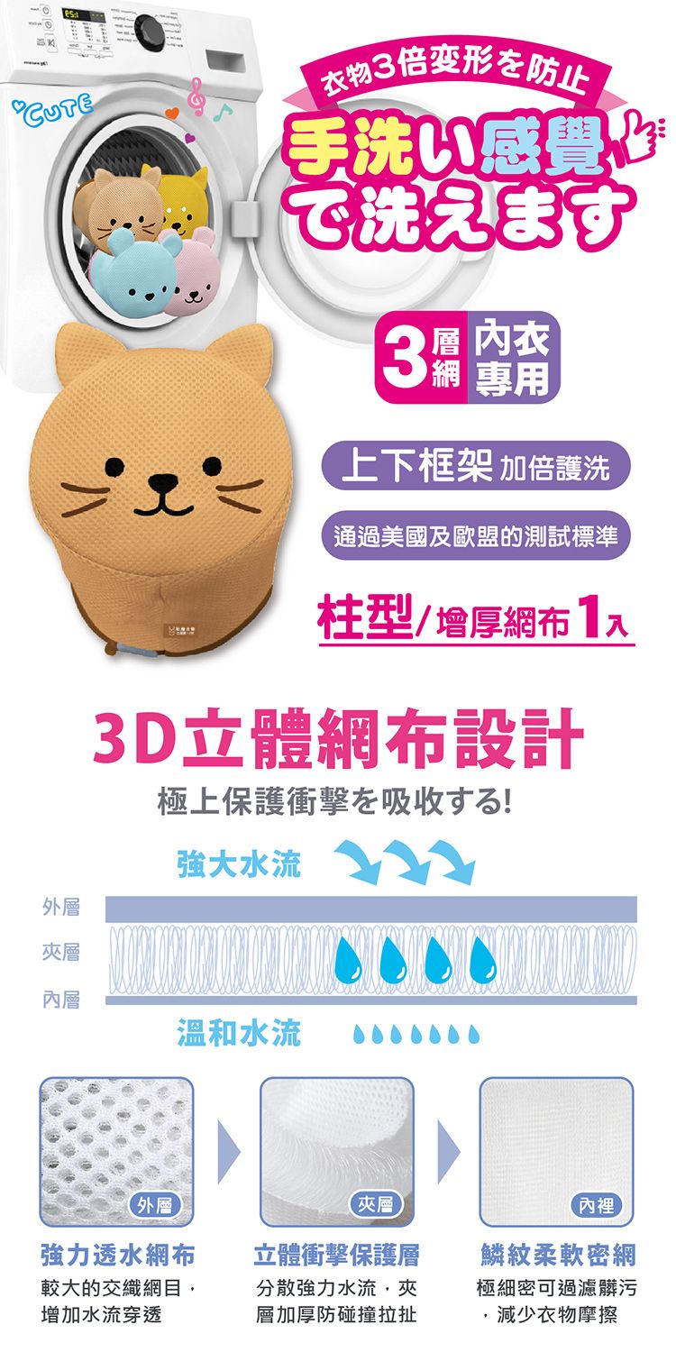 拉鍊 收納 造型 收納 洗衣袋 福可