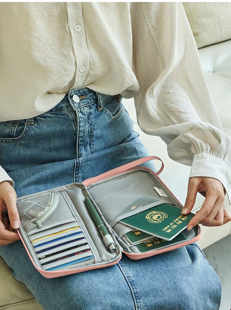 RFID 防盜 防盜 護照包 RFID 護照包