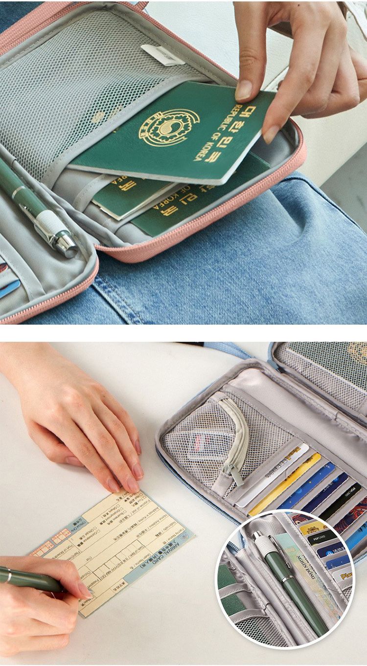 RFID 防盜 防盜 護照包 RFID 護照包