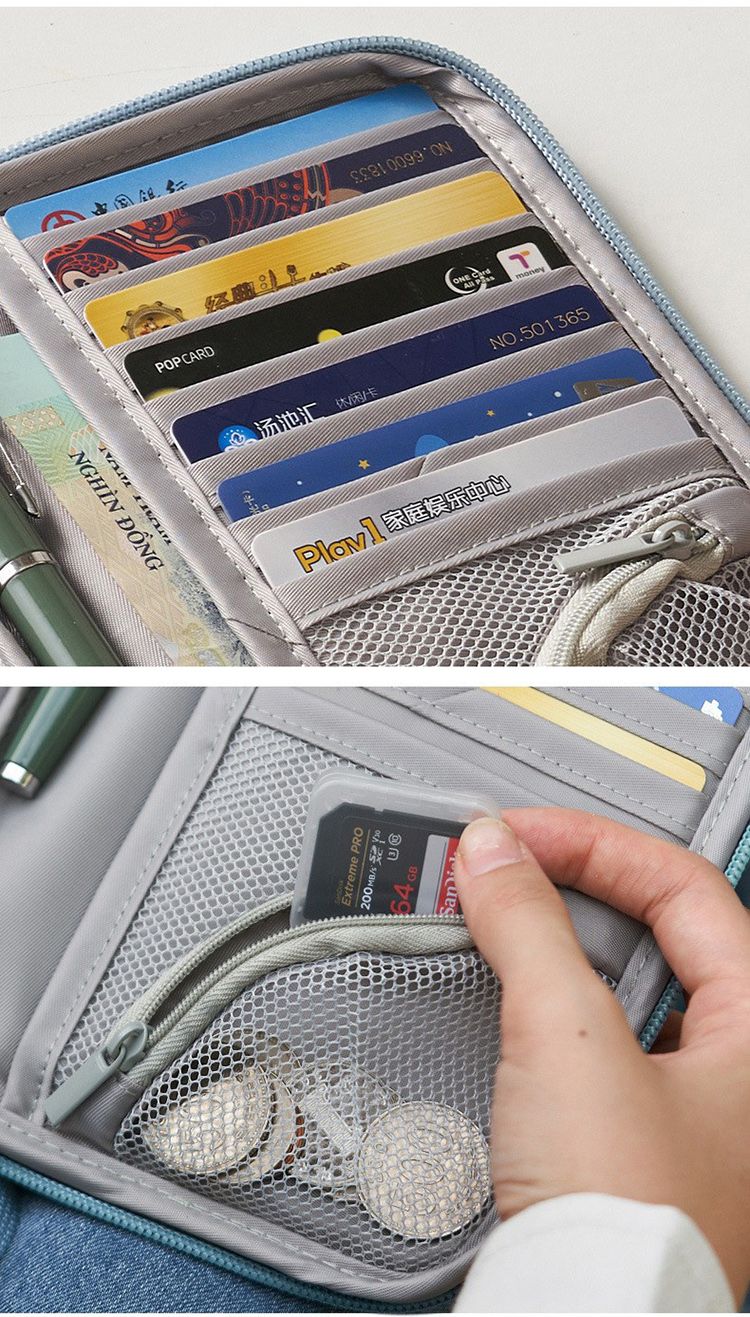 RFID 防盜 防盜 護照包 RFID 護照包