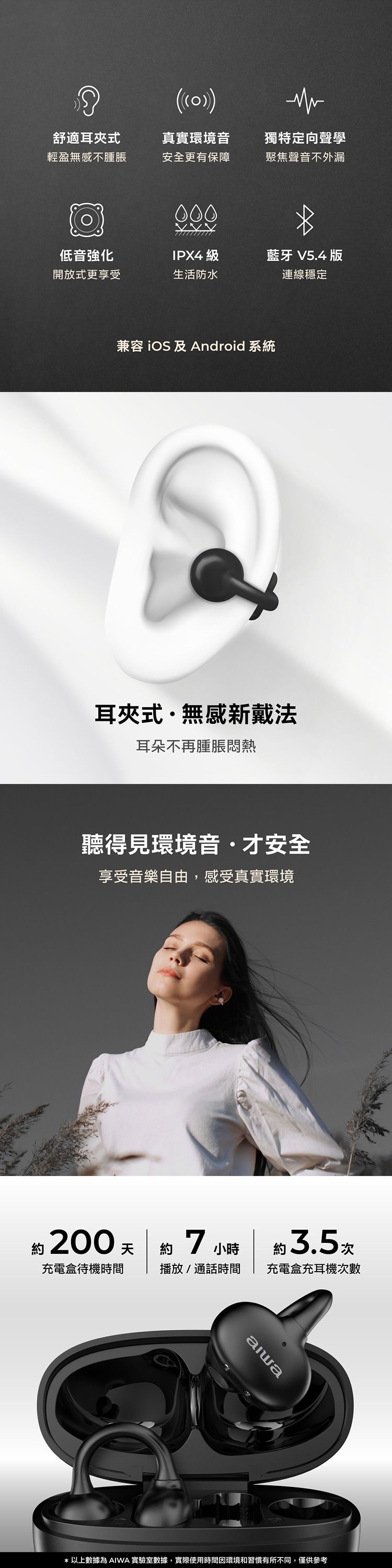 aiwa 耳機 aiwa 藍芽耳機 無線 耳機