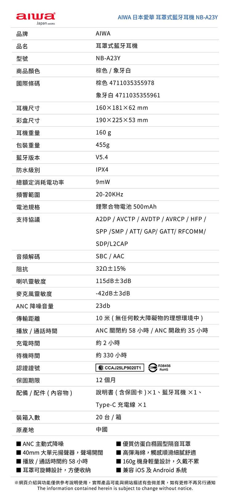 20260225161101087_750_0_80.jpg aiwa 耳機 aiwa 藍芽耳機 藍芽 耳機