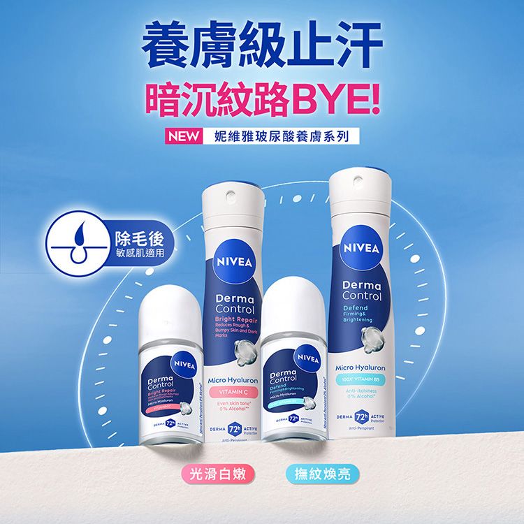 妮維雅 止汗 止汗 乾爽 乾爽 妮維雅
