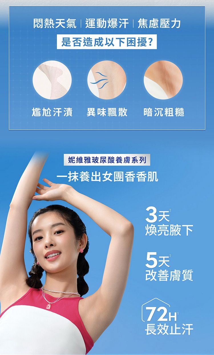 妮維雅 止汗 止汗 乾爽 乾爽 妮維雅