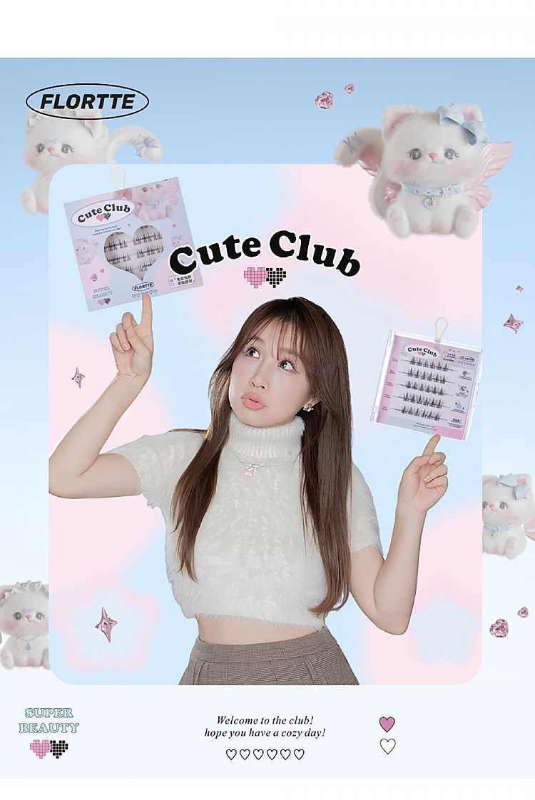 免膠 假睫毛 花洛莉亞 假睫毛 假睫毛 FLORTTE