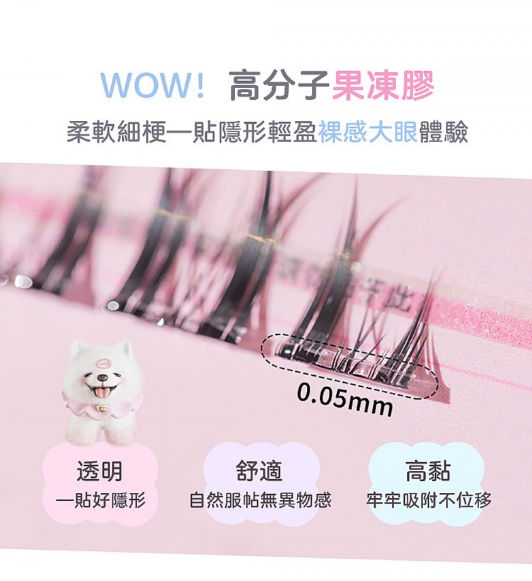 免膠 假睫毛 花洛莉亞 假睫毛 假睫毛 FLORTTE