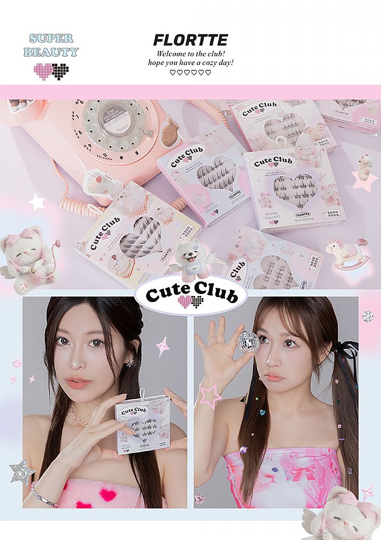 免膠 假睫毛 花洛莉亞 假睫毛 假睫毛 FLORTTE