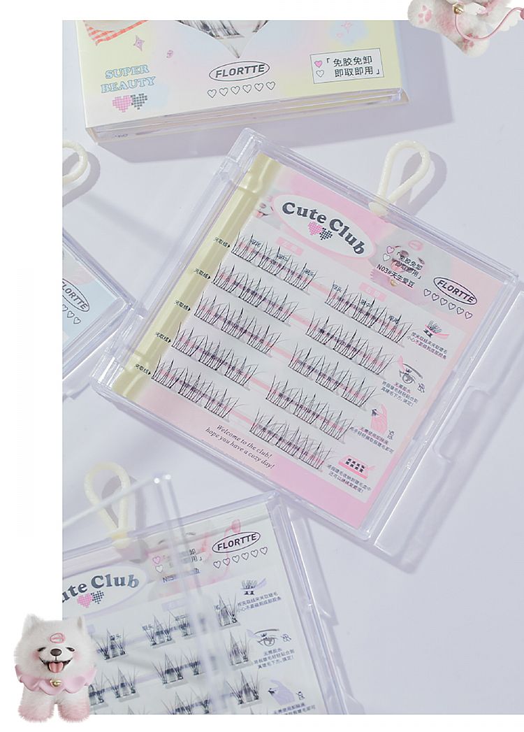 免膠 假睫毛 花洛莉亞 假睫毛 假睫毛 FLORTTE
