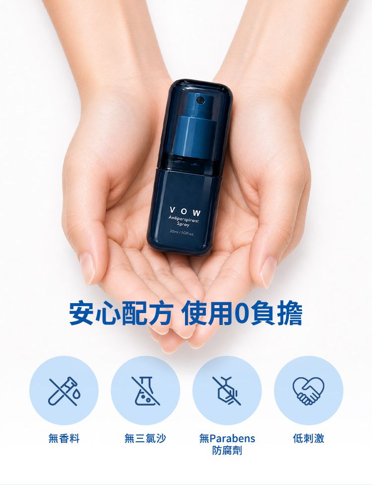 舒緩 溫和 舒緩 噴霧 止汗 乾爽