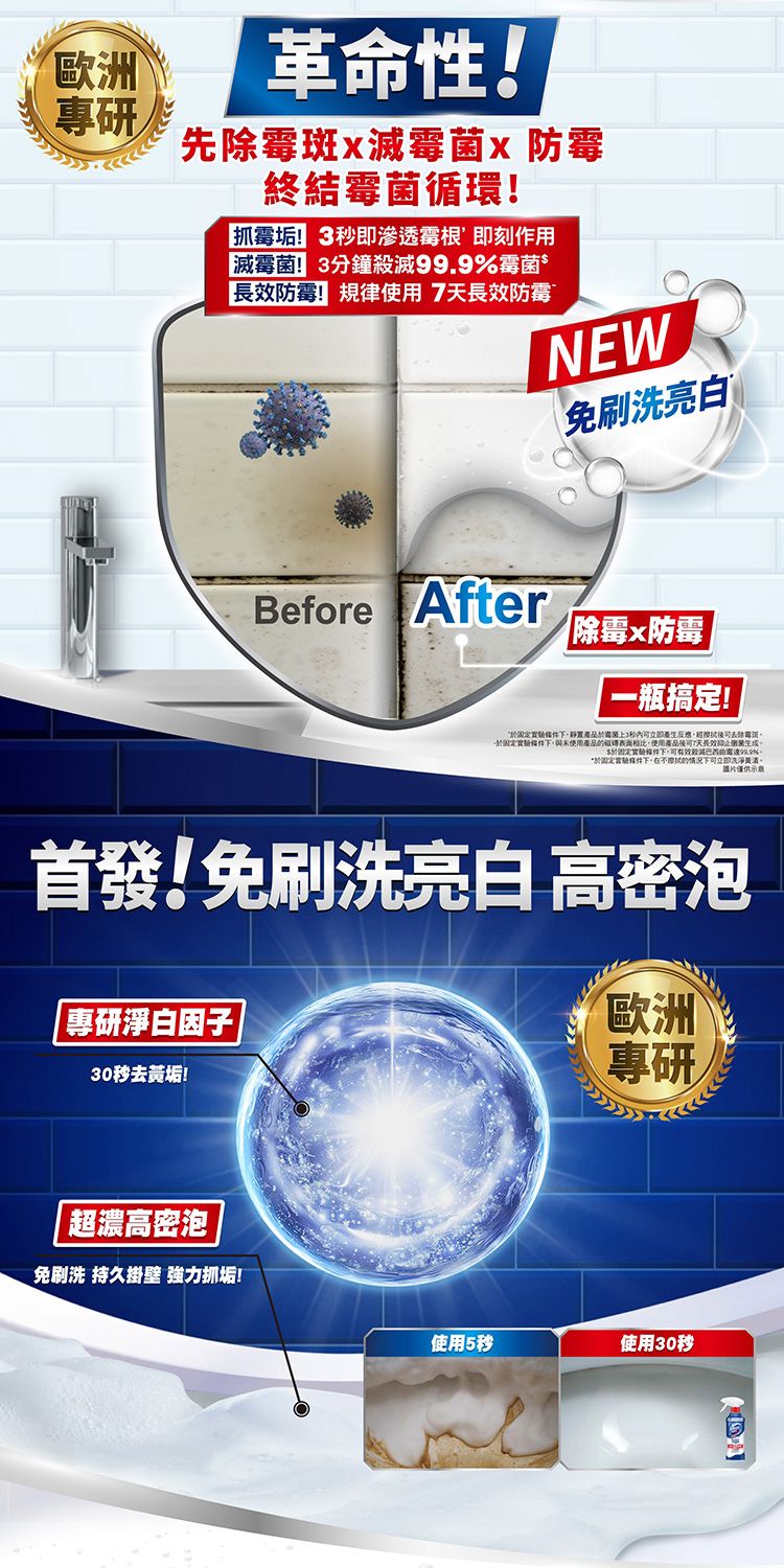 強效 Domestos 除霉 清潔劑 去汙 清潔