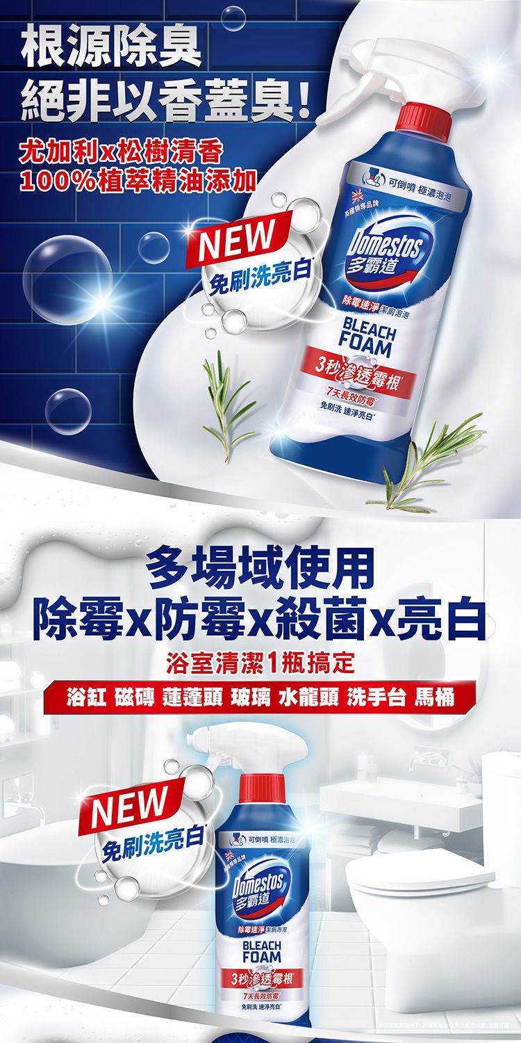 強效 Domestos 除霉 清潔劑 去汙 清潔