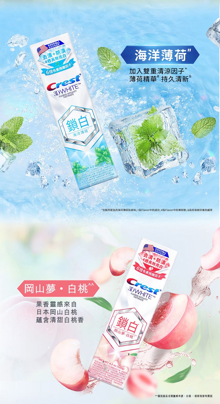 牙膏 口腔清潔 薄荷 牙膏 亮白 牙膏
