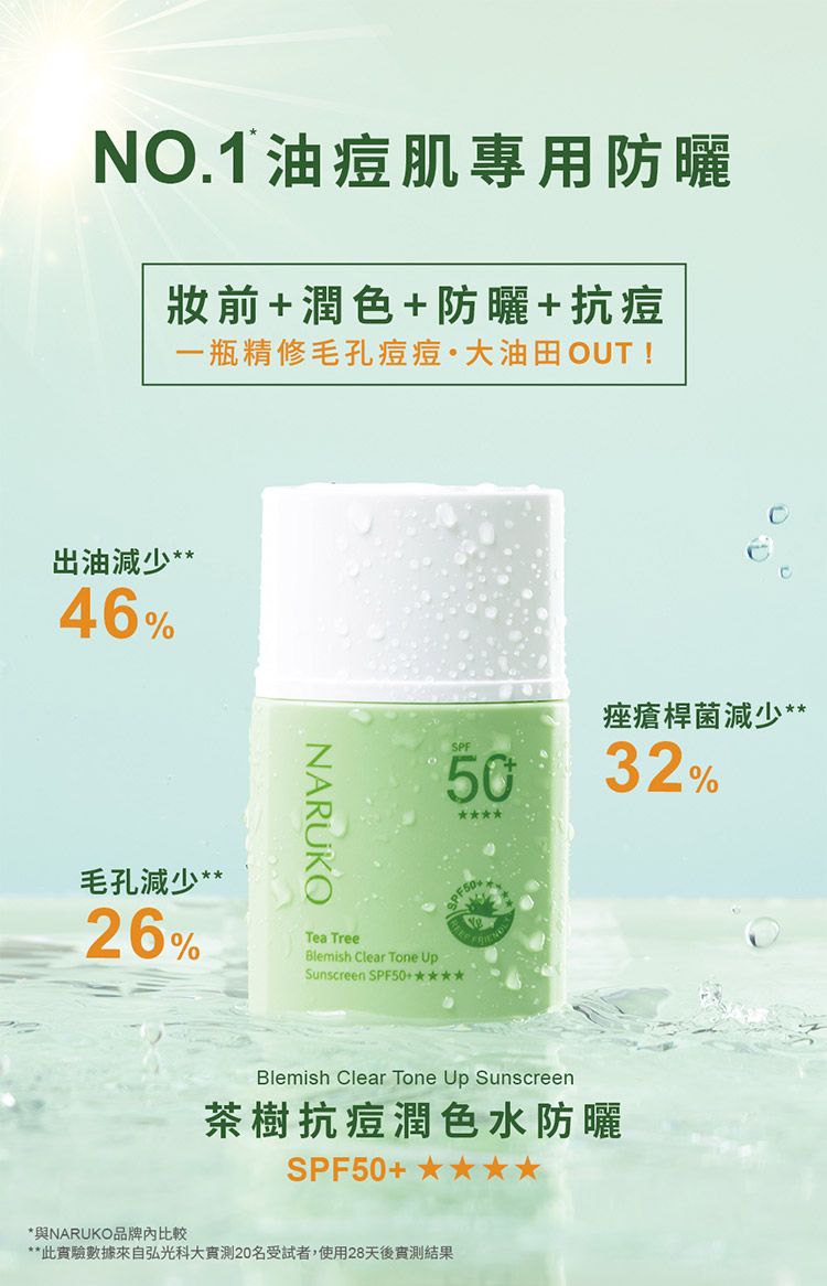 海洋友善 防曬 防曬 隔離霜 清爽 隔離霜