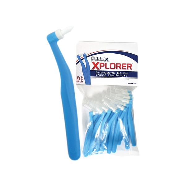 加拿大 Maxill 美適~單束毛齒間刷牙刷(30入)  牙套專用刷