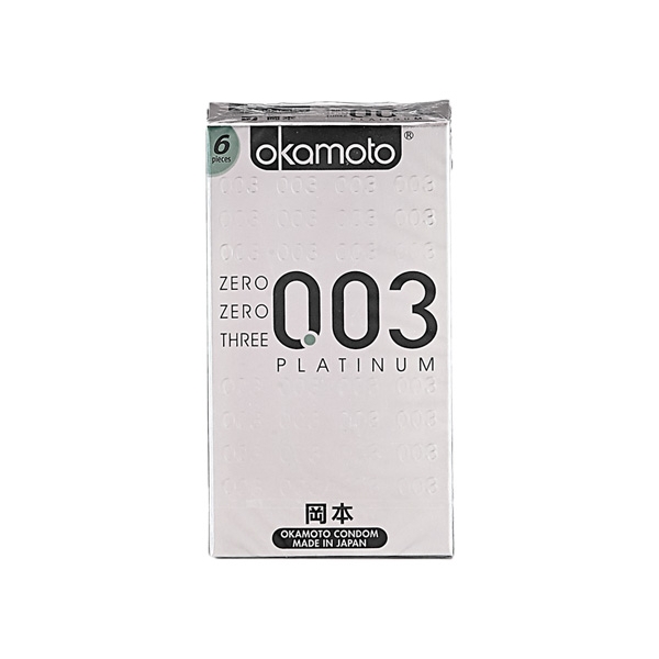 日本 okamoto 岡本~極薄型003衛生套(6入)  保險套