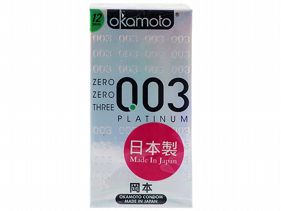 日本 okamoto 岡本~003衛生套(極薄型)12入  保險套