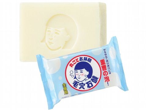 石澤研究所~毛穴撫子 碳酸氫納石鹼全身用去角質肥皂(155g)  石鹼