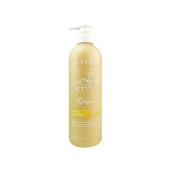 KAFEN~生薑韌髮頭皮洗髮精／生薑美肌沐浴乳／生薑粒子護髮素(760ml) 款式可選