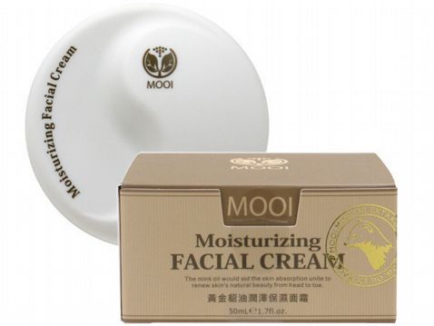 MOOI~ 黃金貂油潤澤保濕面霜(50ml)