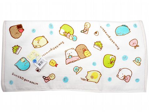 角落小夥伴紗布童巾(26x55cm)1入  毛巾