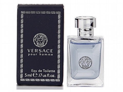 VERSACE 凡賽斯~ERSACE pour homme經典男性迷你淡香水 (5ml)