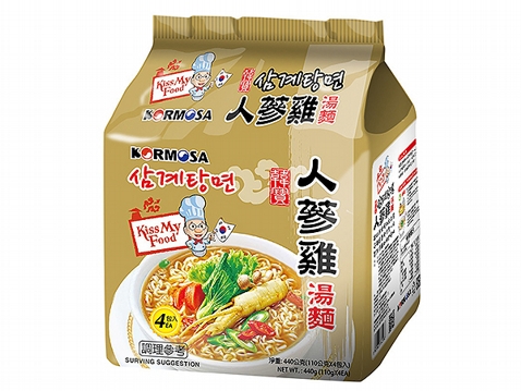 韓國 KORMOSA~人蔘雞湯麵(110gx4包)
