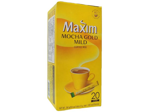 韓國maxim 摩卡咖啡 12gx20入 即溶咖啡 小三美日 美妝 保養 生活用品購物網