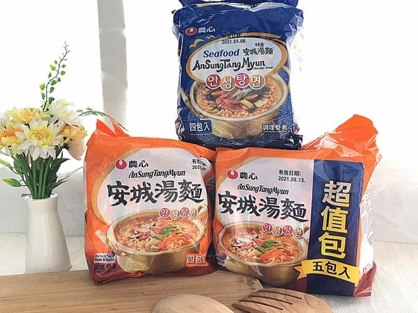 韓國農心 安城湯麵 5入超值包 小三美日 美妝 保養 生活用品購物網