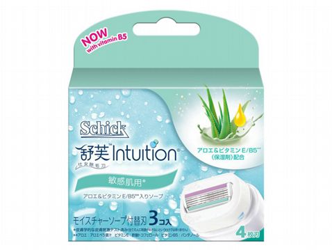 Schick 舒適~舒芙仕女刀片(3入組) 敏感蘆薈