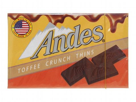 美國 安迪士Andes~可可薄片38g(太妃)