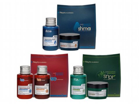 Keyra 奇拉~ 保濕/胺基酸/平衡洗護旅行組(洗髮精+護髮素、敷髮泥)